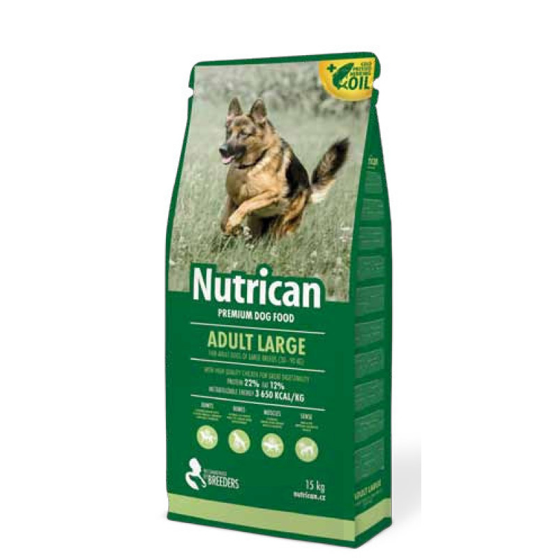 Φωτογραφία προϊόντος: Ξηρή Τροφή Nutrican Adult Large Chicken 15kg