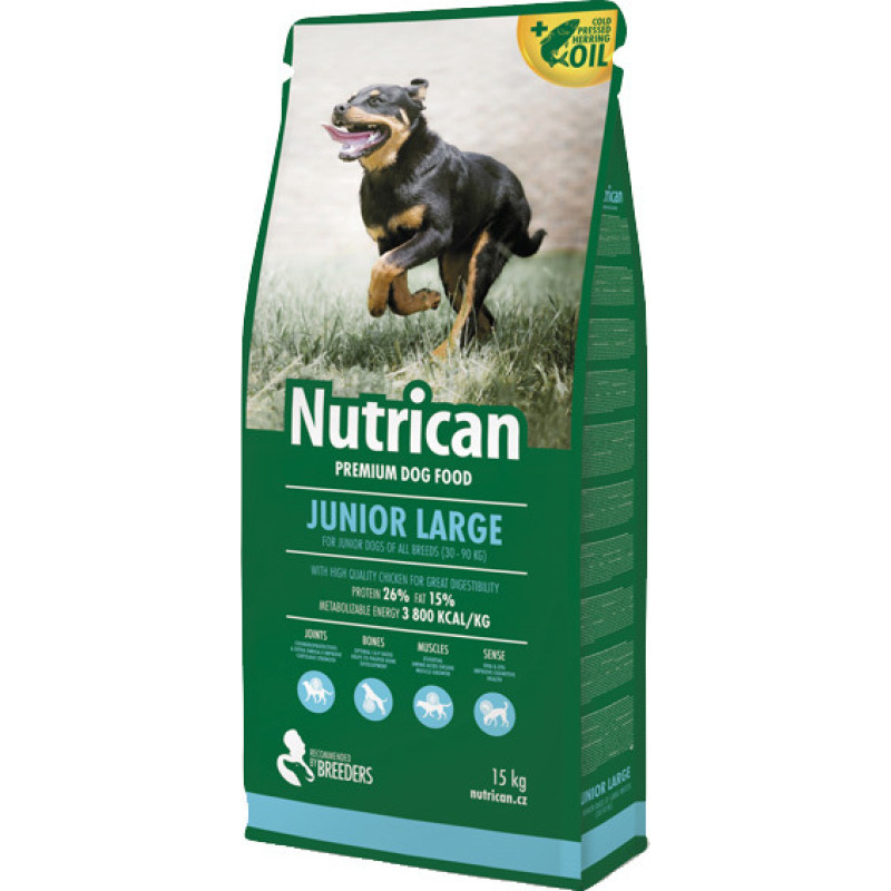 Φωτογραφία προϊόντος: Ξηρή Τροφή Nutrican Junior Large Chicken 15kg