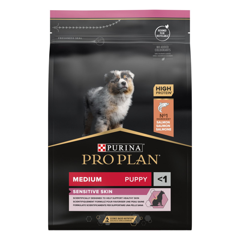 Φωτογραφία προϊόντος: Purina ProPlan Purina Pro Plan Dog Medium Puppy Sensitive Skin 3kg