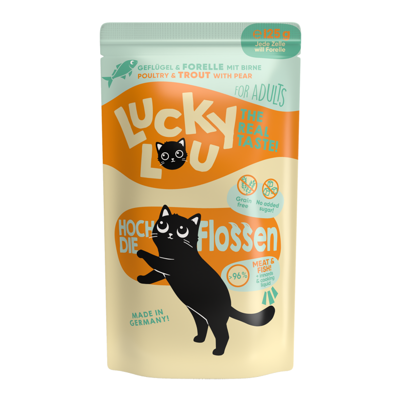 Φωτογραφία προϊόντος: Lucky Lou LifeStage Adult Πουλερικά & Πέστροφα Φακ. 125 gr