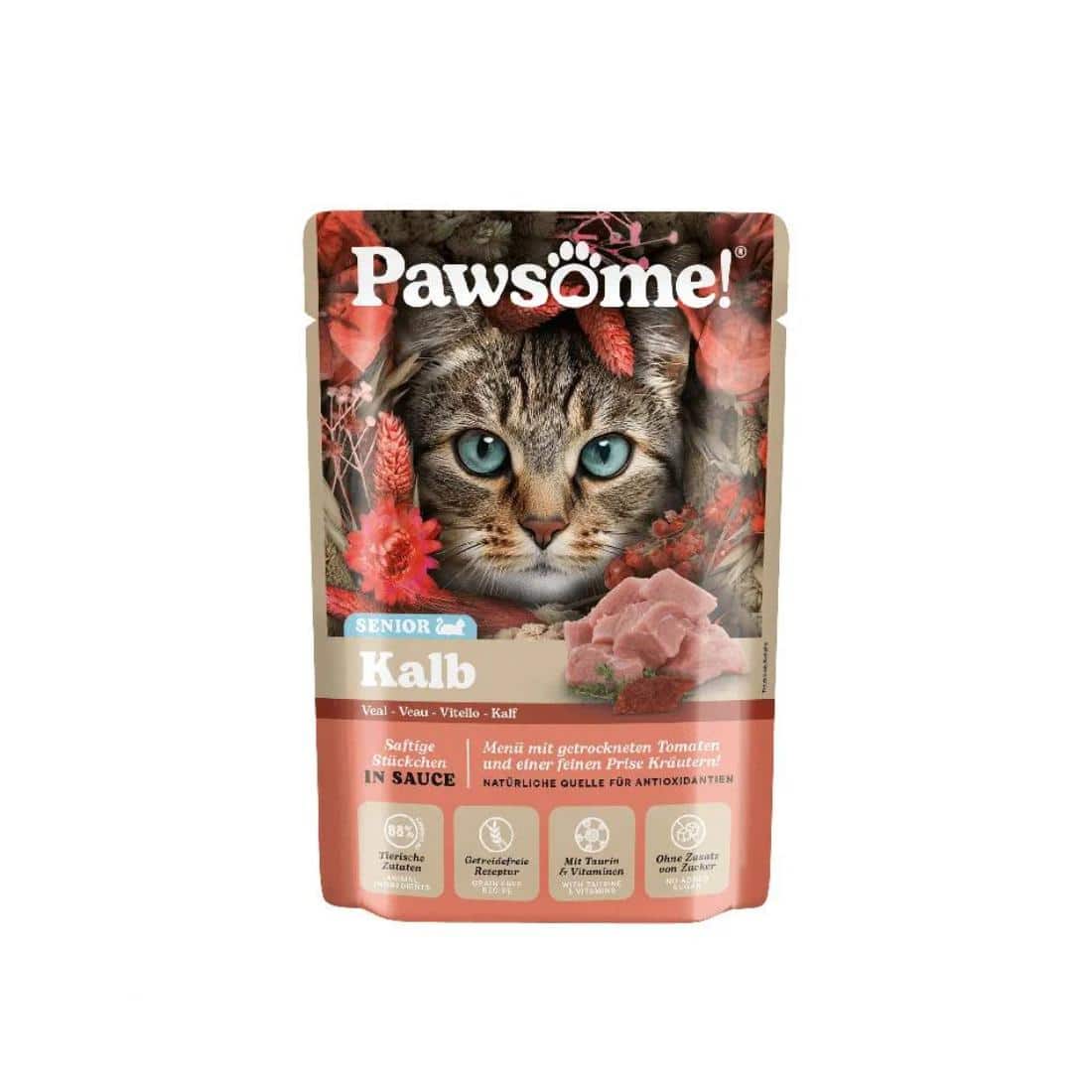 Φωτογραφία προϊόντος: Pawsome Senior Μοσχαράκι 85gr