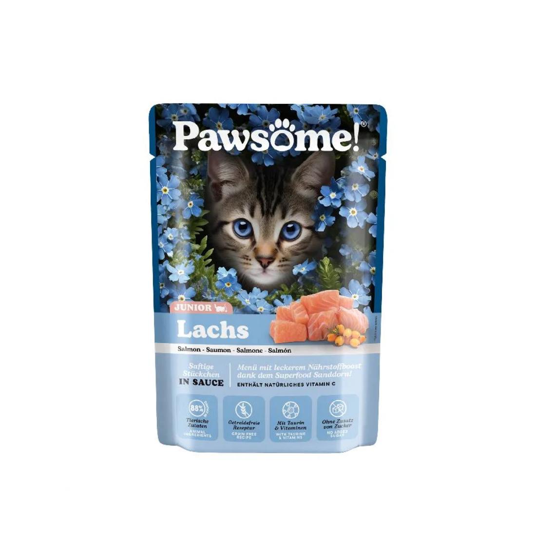 Φωτογραφία προϊόντος: PAWSOME Kitten Σολομός Φακ. 85 gr