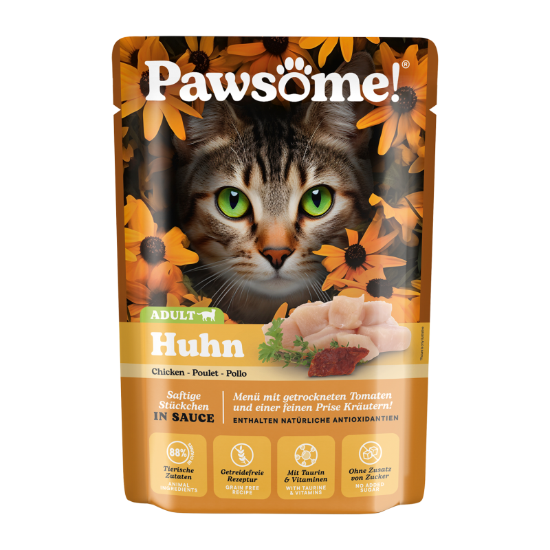 Φωτογραφία προϊόντος: Pawsome Adult Κοτόπουλο Φακ. 85 gr