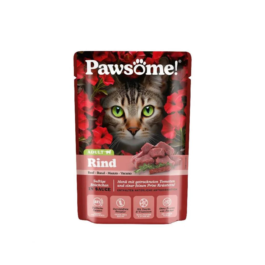 Φωτογραφία προϊόντος: PAWSOME Adult Βοδινό Φακ. 85 gr