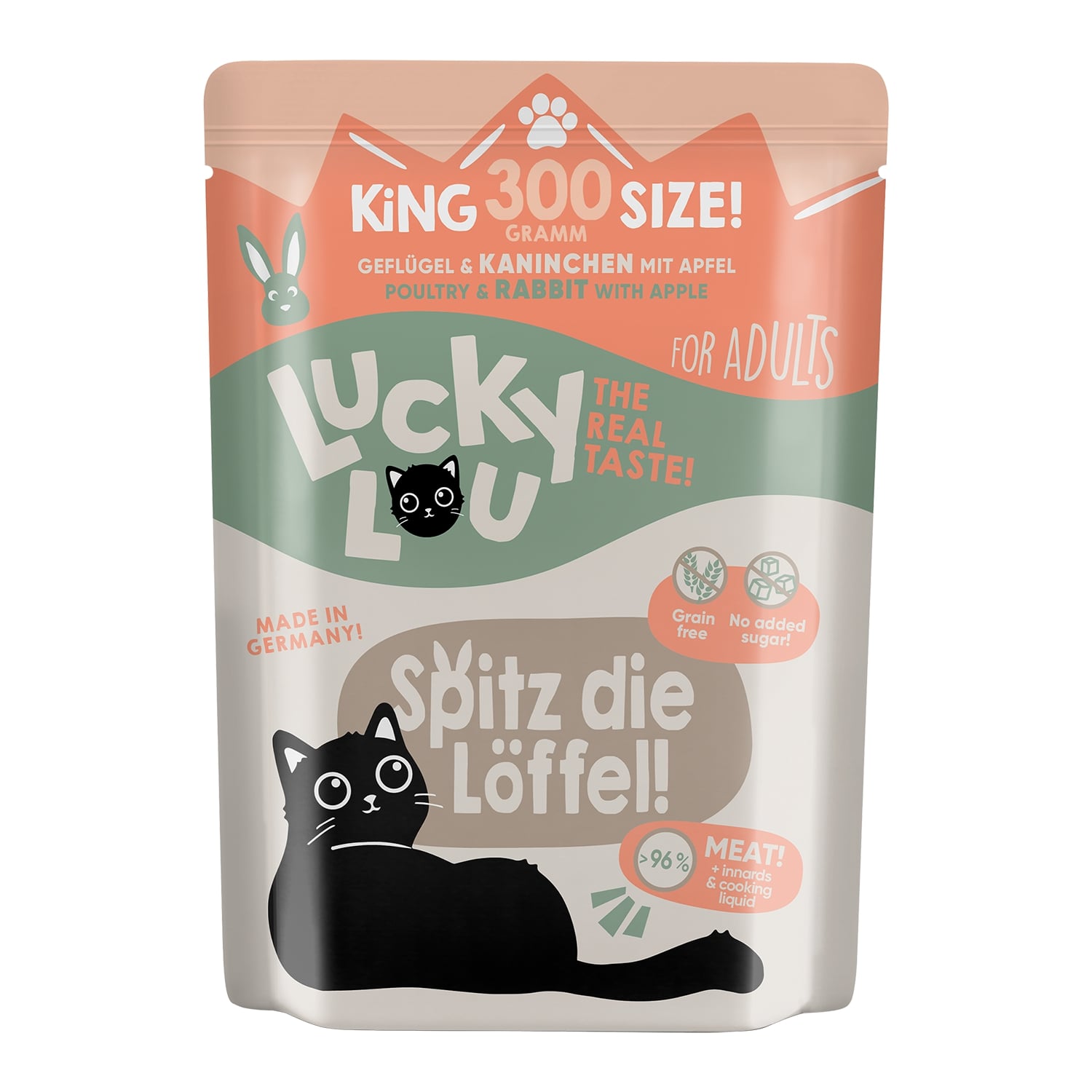 Φωτογραφία προϊόντος: Lucky Lou LifeStage Adult Πουλερικά & Κουνέλι (με Μήλο) 300gr