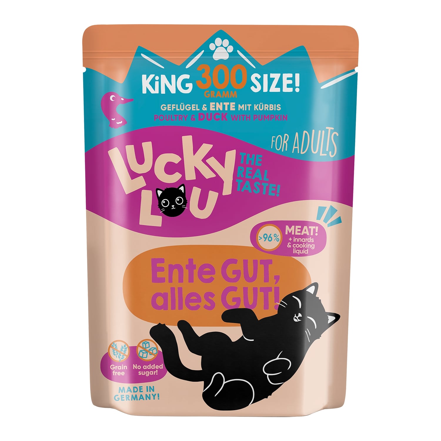 Φωτογραφία προϊόντος: Lucky Lou LifeStage Adult Πουλερικά & Πάπια (με Κολοκύθα) 300gr