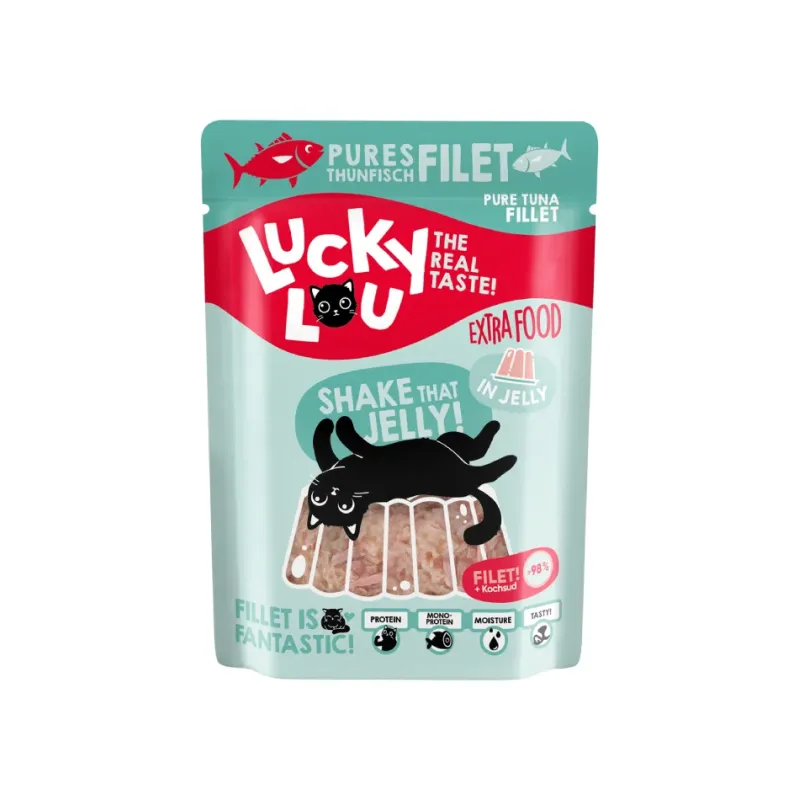 Φωτογραφία προϊόντος: Lucky Lou ExtraFood Jelly Φιλέτο Τόνου Φακελάκι 70gr