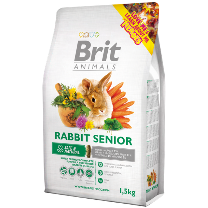 Φωτογραφία προϊόντος: Brit Anim. Rabbit Senior 1.5kg (020-0361)