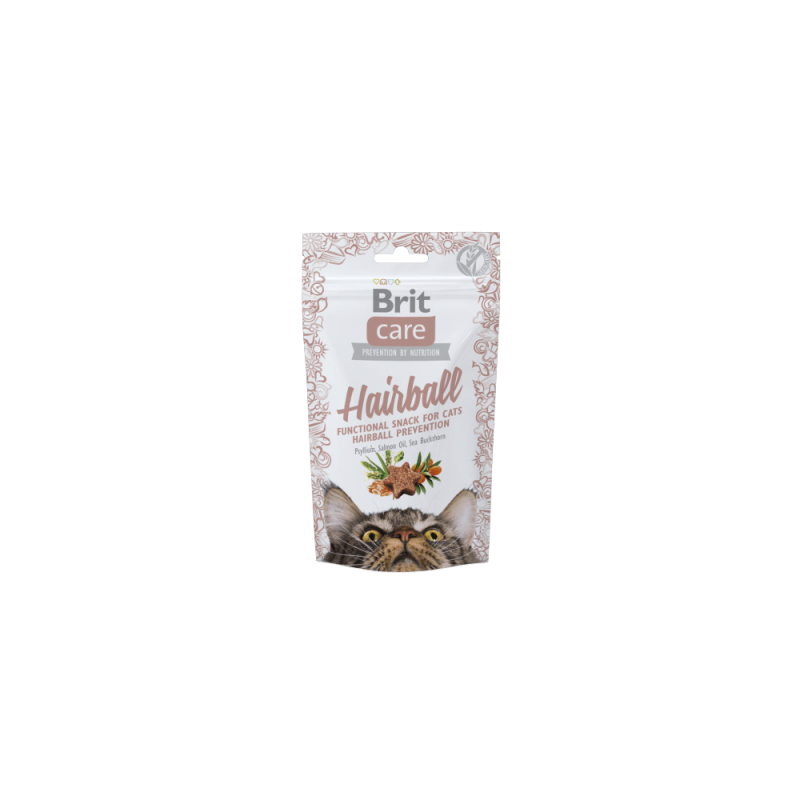 Φωτογραφία προϊόντος: Brit Care Cat Snack Functional Hairball 50gr