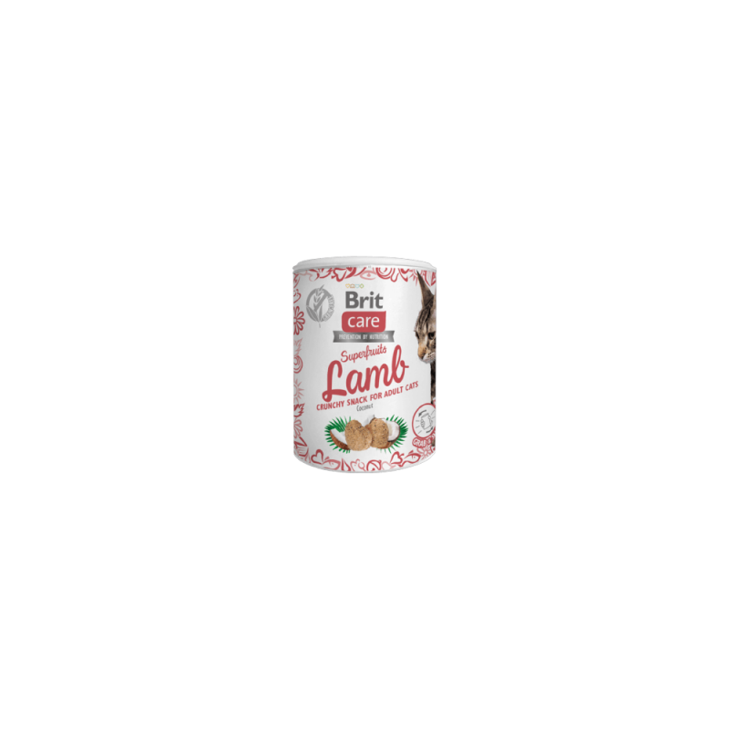 Φωτογραφία προϊόντος: Brit Care Cat Superfruits Snack Lamb 100gr
