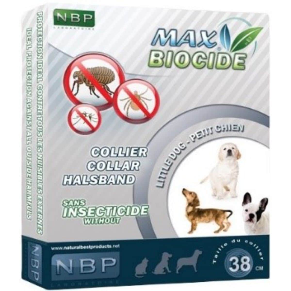 Φωτογραφία προϊόντος: Max Biocide Αντιπαρασιτικό Περιλαίμιο Σκύλου 38cm