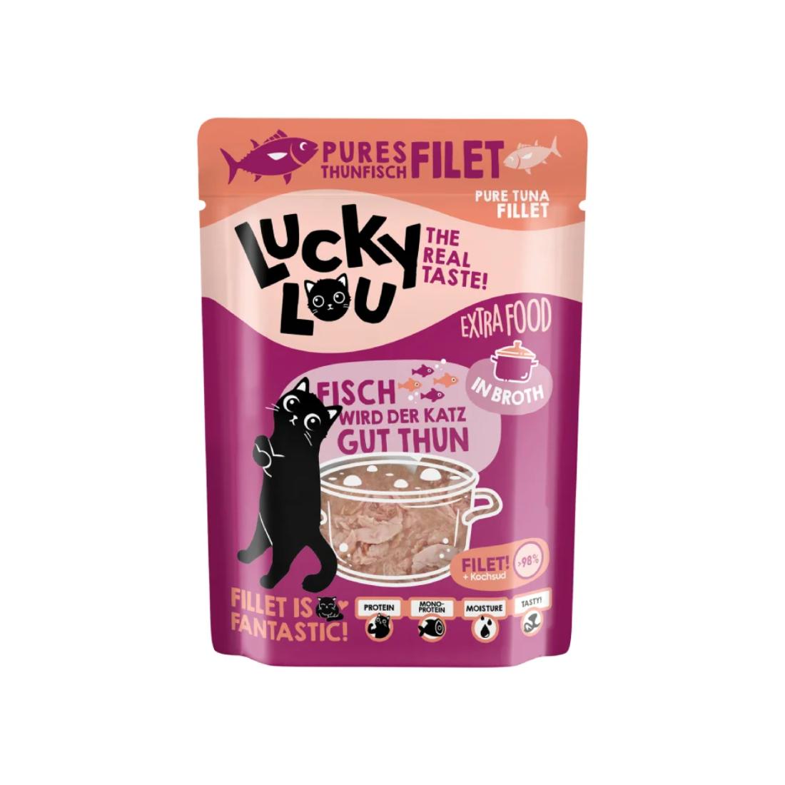 Φωτογραφία προϊόντος: Lucky Lou ExtraFood Φιλέτο Τόνου (Σε Ζωμό) Φακελάκι 70gr