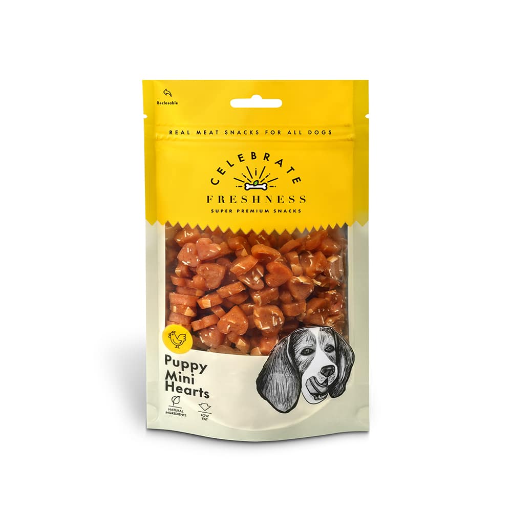Φωτογραφία προϊόντος: Celebrate Freshness CELEBRATE PUPPY MINI HEARTS 100GR ..