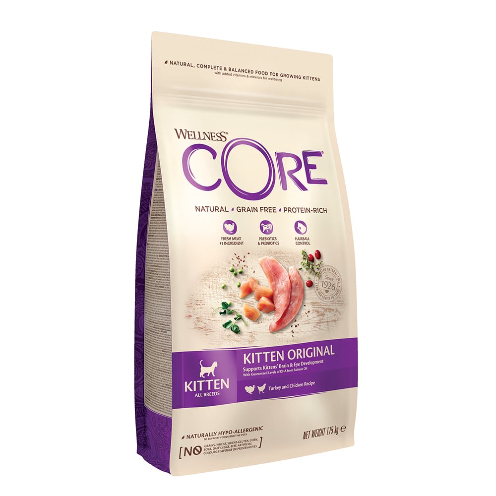 Φωτογραφία προϊόντος: WELLNESS CORE CAT KITTEN TURKEY&CHICKEN 1.75KGR