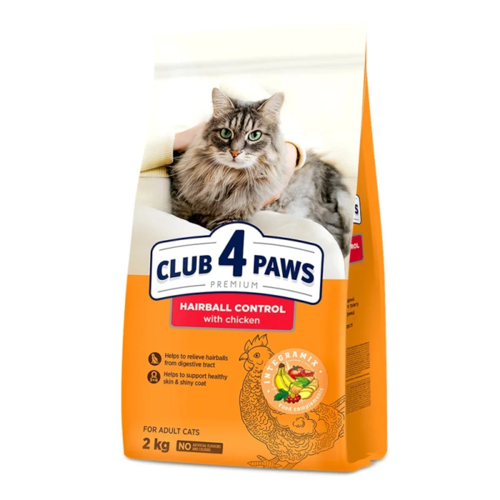 Φωτογραφία προϊόντος: CLUB4PAWS CLUB 4 PAWS CAT ADULT HAIRBALL CONTROL ΚΟΤΟΠΟΥΛΟ 2KG