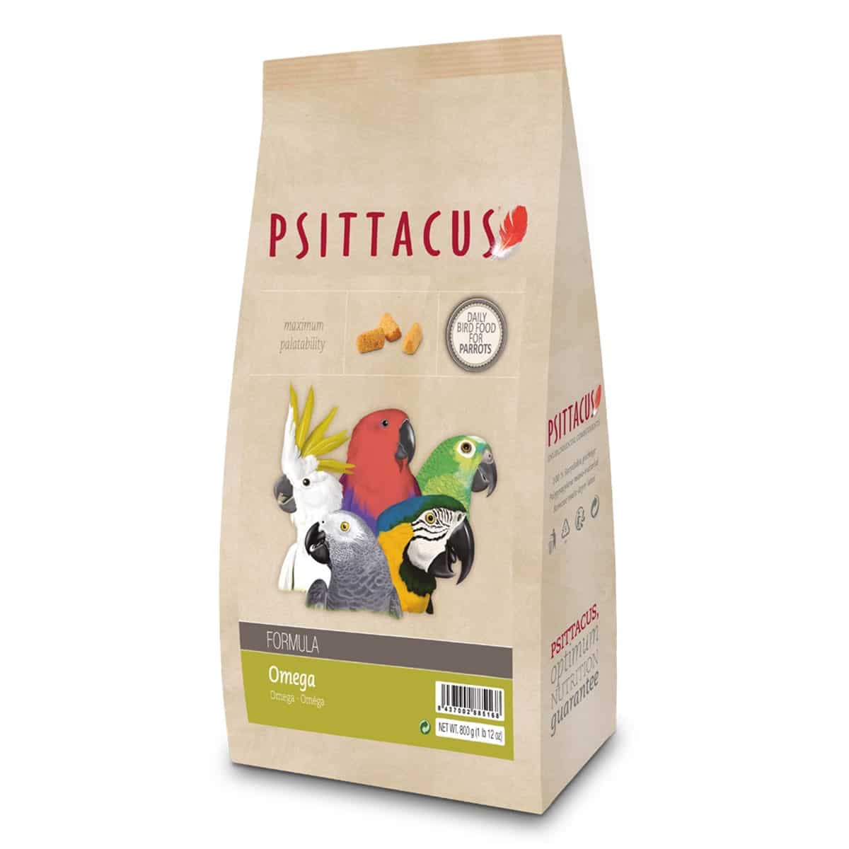 Φωτογραφία προϊόντος: PSITTACUS PARROT PELLET MAINT.OMEGA FORMULA 800GR