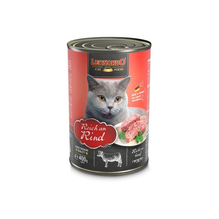 Φωτογραφία προϊόντος: LEONARDO ΚΟΝΣΕΡΒΑ ΓΑΤΑΣ BEEF 400G