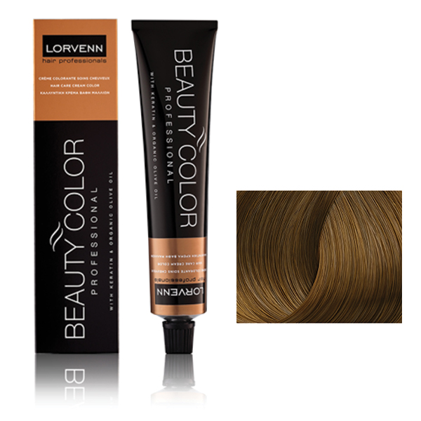 Φωτογραφία προϊόντος: Lorvenn Beauty Color 70ml | Απόχρωση 8.32 Ξανθό Ανοιχτό Μαρόν