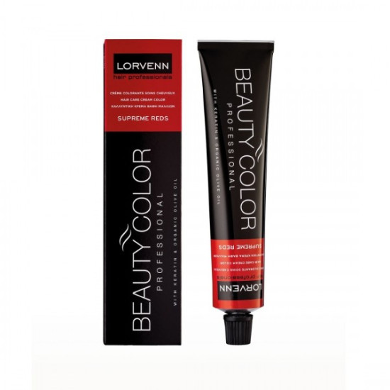 Φωτογραφία προϊόντος: Lorvenn Beauty Color Supreme Reds 70ml | Απόχρωση 7.56 Ξανθό Ακαζού Κόκκινο