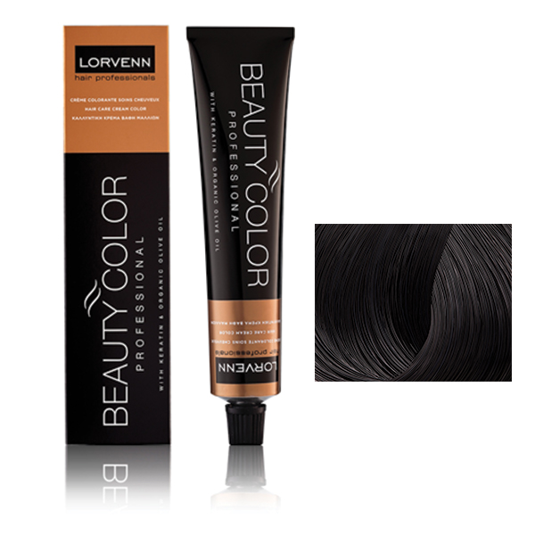 Φωτογραφία προϊόντος: Lorvenn Beauty Color 70ml, απόχρωση 2.0 Μαύρο