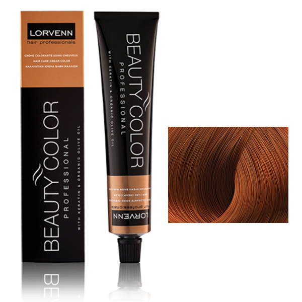 Φωτογραφία προϊόντος: Lorvenn Beauty Color 70ml | Απόχρωση 8.45 Ξανθό Ανοιχτό Χάλκινο Ακαζού