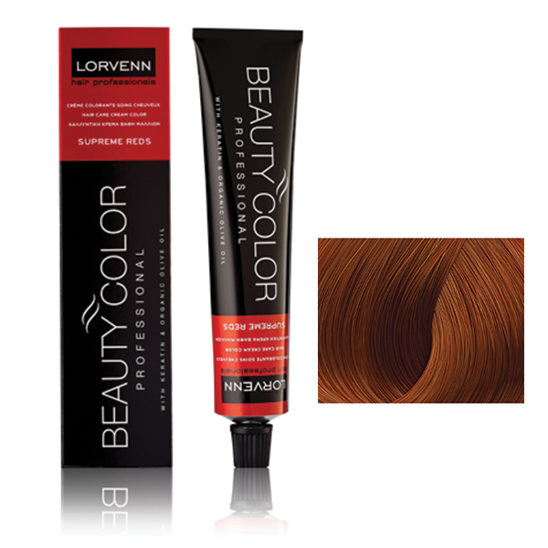 Φωτογραφία προϊόντος: Lorvenn Beauty Color Supreme Reds 70ml | Απόχρωση 7.40 Ξανθό Χάλκινο