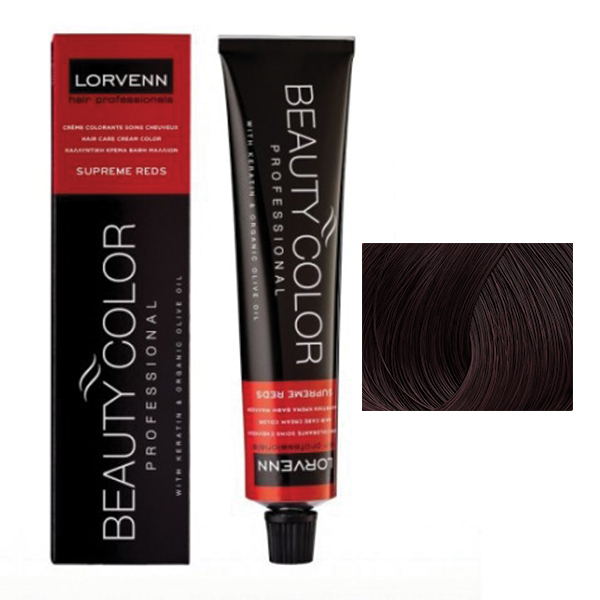Φωτογραφία προϊόντος: Lorvenn Beauty Color Supreme Reds 70ml (Απόχρωση 4.20 Καστανό Ιριζέ Έντονο)