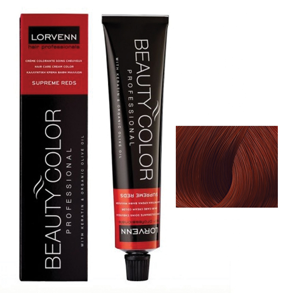 Φωτογραφία προϊόντος: LORVENN Beauty Color Supreme Reds 70ml (7.65 Ξανθό Κόκκινο Ακαζού)