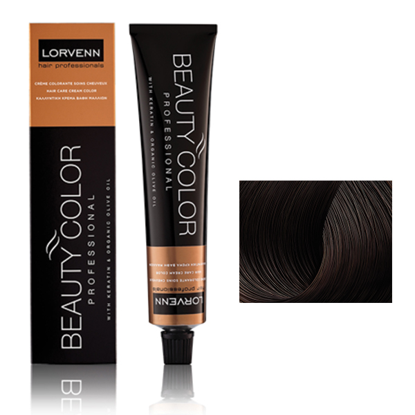 Φωτογραφία προϊόντος: Lorvenn Beauty Color 70ml | Απόχρωση 4.07 Φυσικό Καστανό Καφέ
