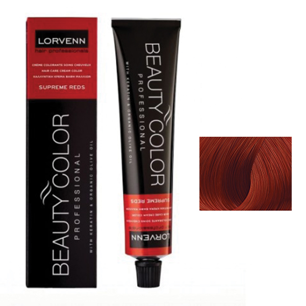 Φωτογραφία προϊόντος: Lorvenn Beauty Color Supreme Reds 70ml | Απόχρωση 8.64 Ξανθό Ανοιχτό Κόκκινο Χάλκινο