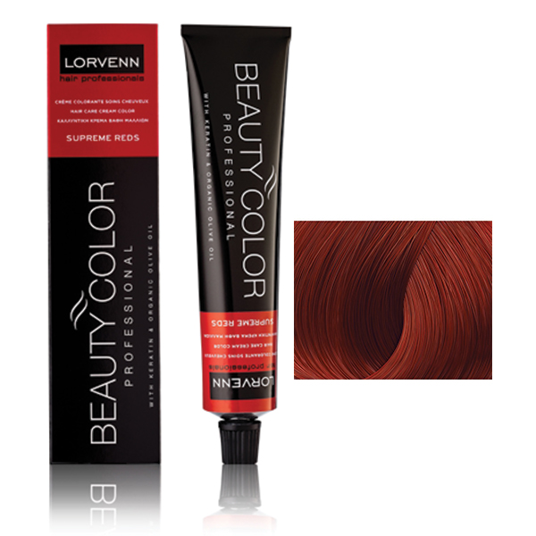 Φωτογραφία προϊόντος: Lorvenn Beauty Color Supreme Reds 70ml | Απόχρωση 8.60 Ξανθό Έντονο Κόκκινο