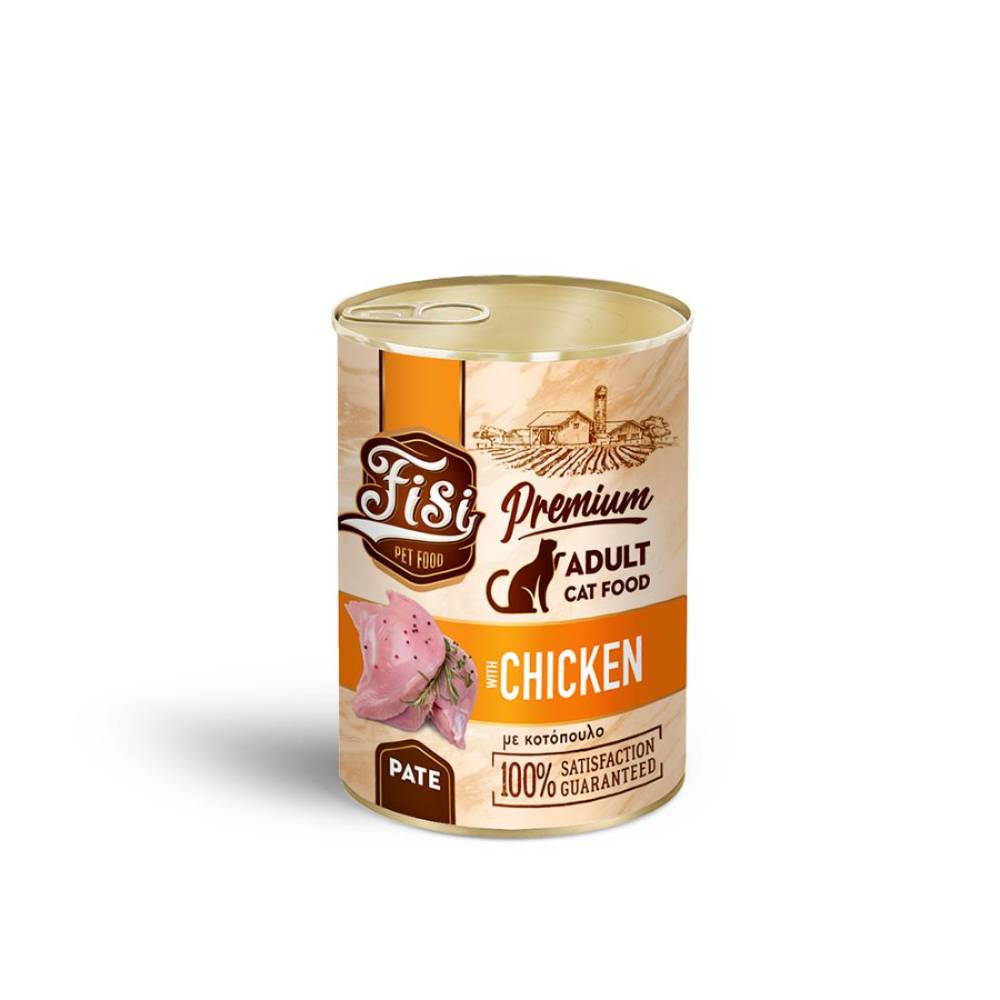 Φωτογραφία προϊόντος: FISI CAT ADULT ΚΟΤΟΠΟΥΛΟ ΠΑΤΕ 400gr