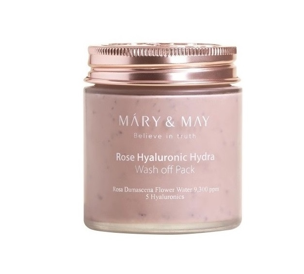 Φωτογραφία προϊόντος: ΟΕΜ MARY+MAY Rose Hyaluronic Hydra Wash Off Pack Face Mask αργίλου με Tριαντάφυλλο 125 g