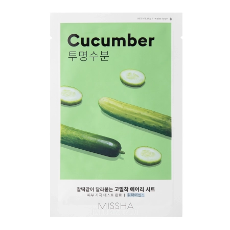 Φωτογραφία προϊόντος: ΟΕΜ MISSHA Airy Fit Cucumber Sheet Mask Ενυδατική Μάσκα Προσώπου 1τεμ