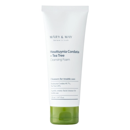 Φωτογραφία προϊόντος: ΟΕΜ MARY+MAY Houttuynia Cordata + Tea Tree Cleansing Foam-Αφρός Καθαρισμού Προσώπου 150ml