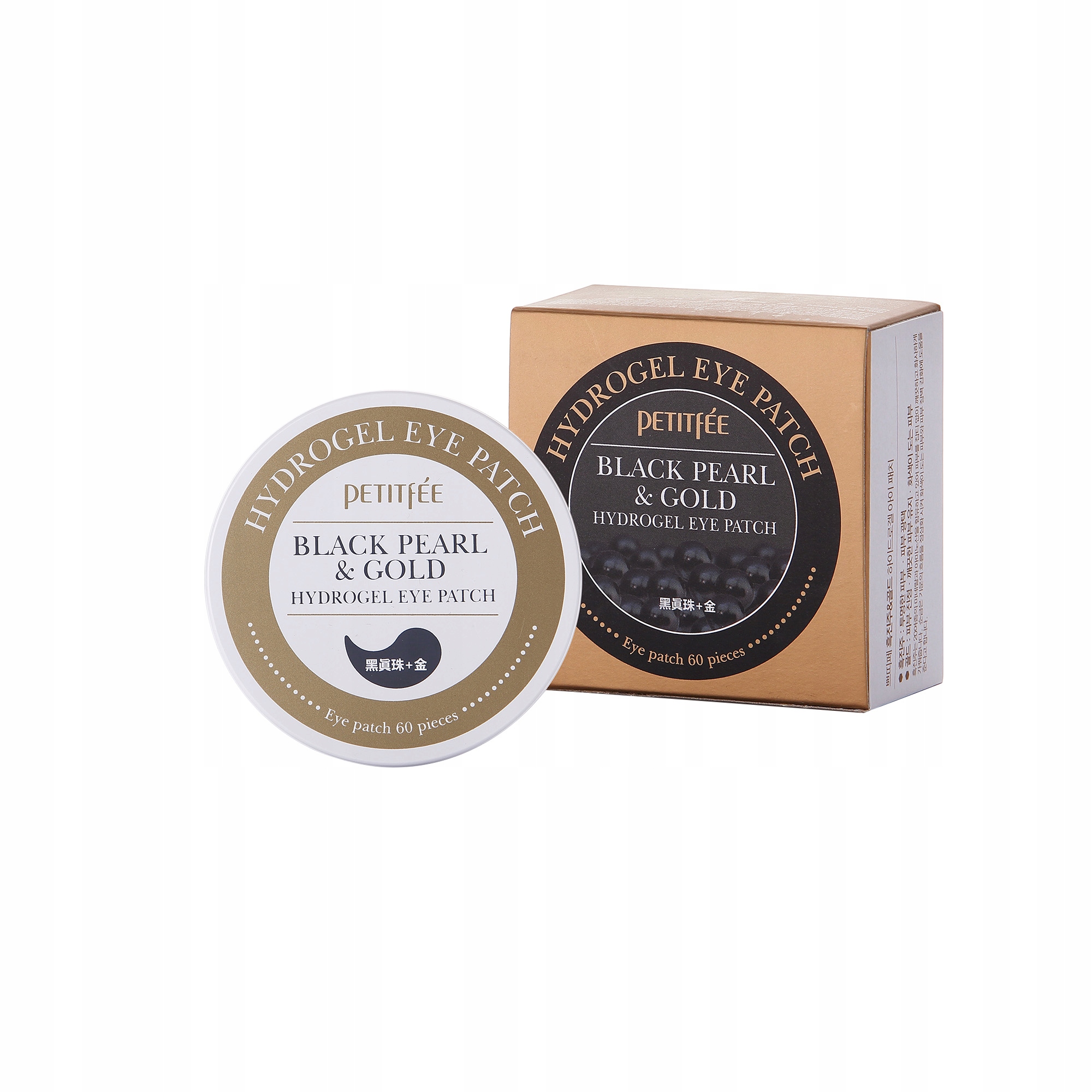 Φωτογραφία προϊόντος: ΟΕΜ Petitfee Black Pearl + Gold Patches Ματιών για Αναζωογόνηση 60τμχ