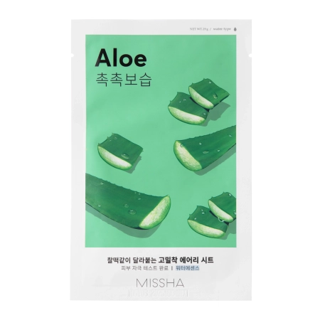 Φωτογραφία προϊόντος: ΟΕΜ MISSHA Airy Fit Aloe Sheet Mask Μάσκα Προσώπου για Ενυδάτωση 1τεμ