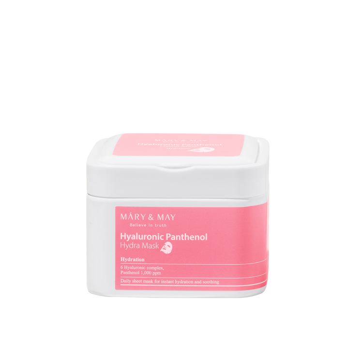 Φωτογραφία προϊόντος: ΟΕΜ MARY+MAY Hyaluronic Panthenol Hydra Face Mask για Ενυδάτωση 30τεμ