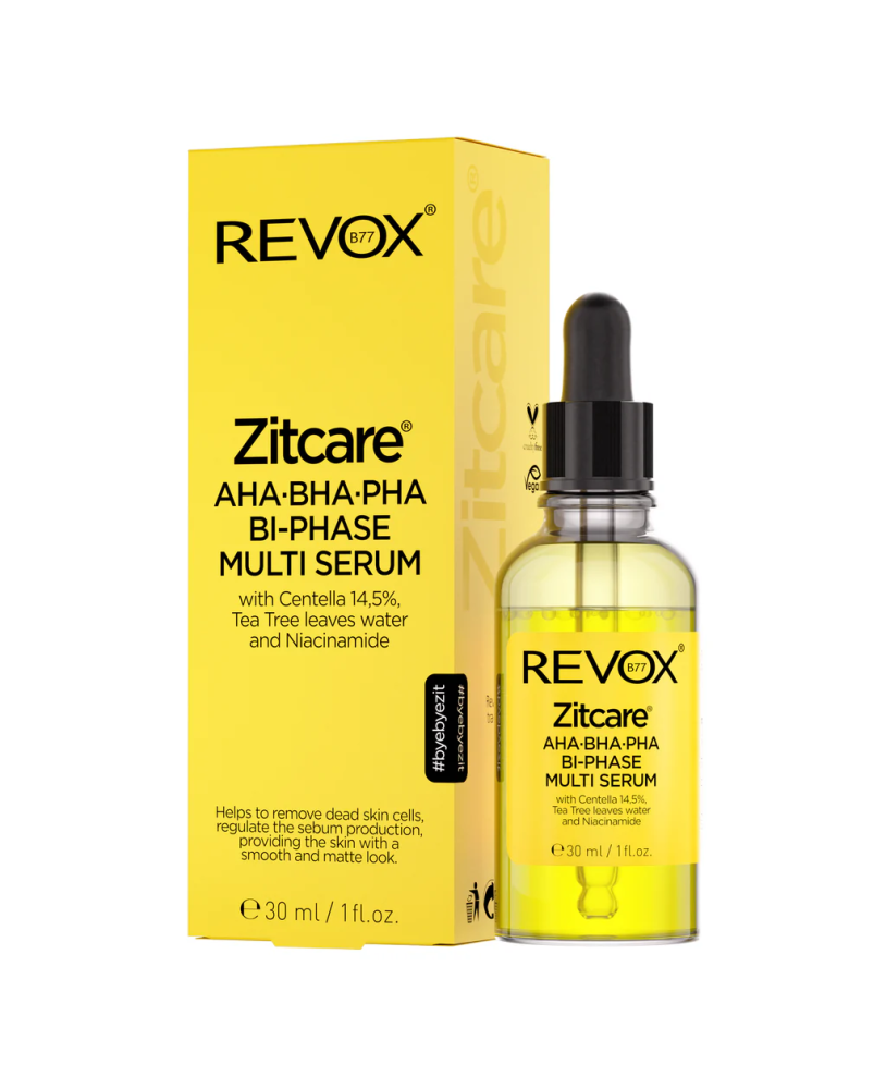 Φωτογραφία προϊόντος: REVOX B77 Zitcare® AHA BHA PHA Bi-Phase Multi Serum 30ml