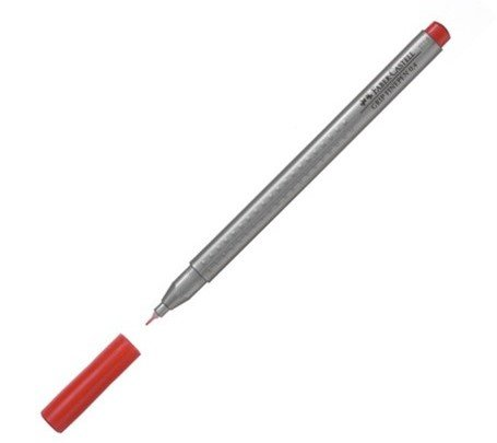 Φωτογραφία προϊόντος: Faber Castell Faber-Castell Grip Finepen 0.4mm Red