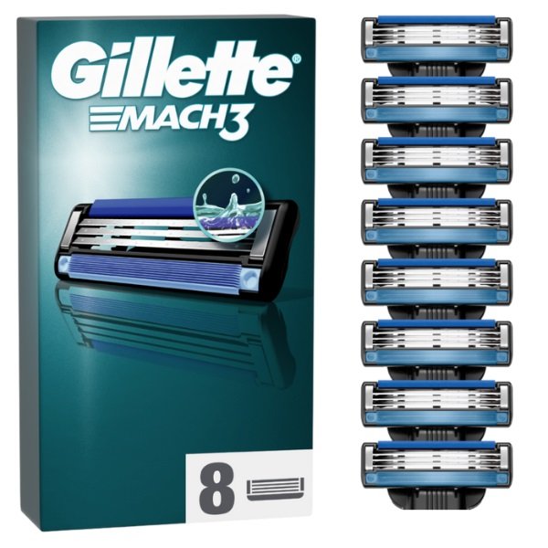 Φωτογραφία προϊόντος: Gillette Mach 3 Ανταλλακτικα Ξυραφάκια 8τμχ