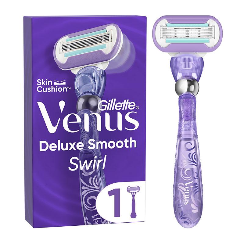 Φωτογραφία προϊόντος: Gillette Venus deluxe Smooth Swirl Λαβή Γυναικείας ΞυριStickής Μηχανής & Ανταλλακτική Κεφαλή