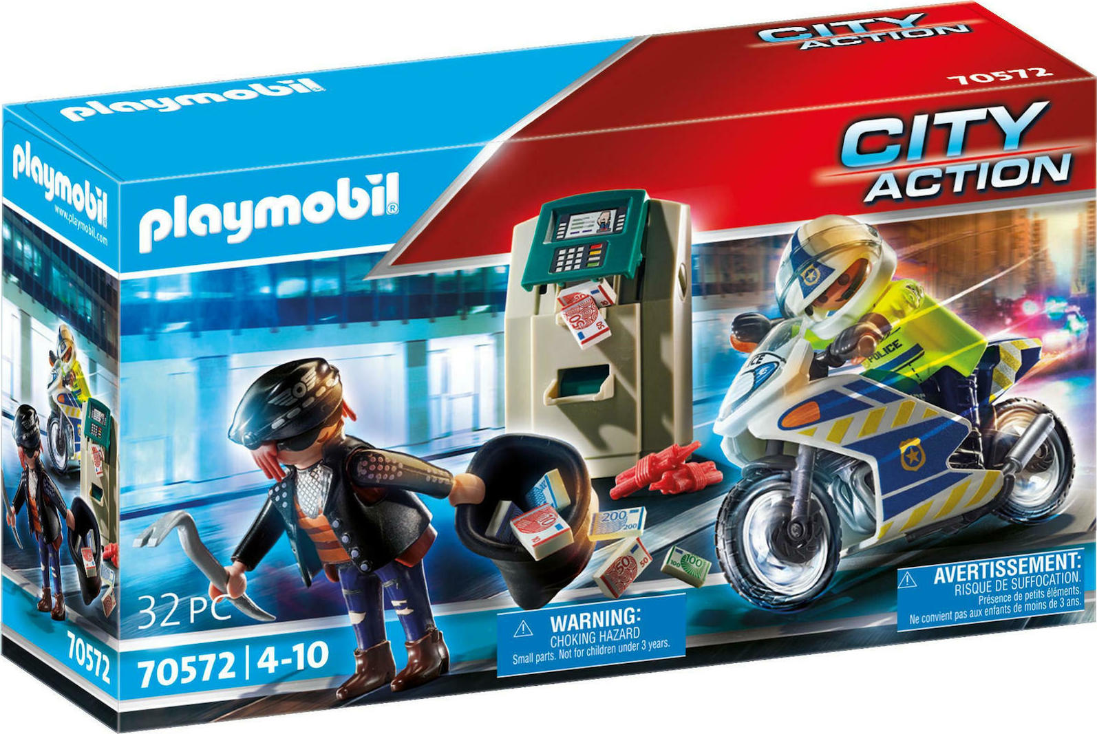 Φωτογραφία προϊόντος: 70572 Playmobil City Action Διάρρηξη Στο ΑΤΜ