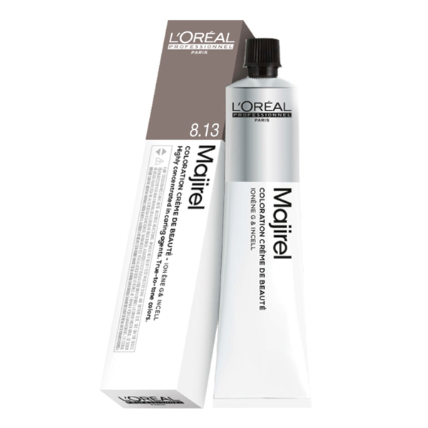 Φωτογραφία προϊόντος: L'OREAL Professionnel Majirel 50ml | Απόχρωση 8.13 Ξανθό Ανοιχτό Σαντρέ Ντορέ