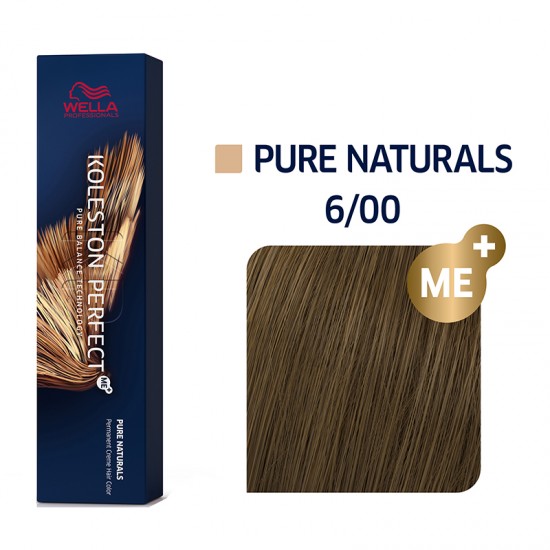 Φωτογραφία προϊόντος: Wella Professionals Koleston Perfect Me+ Rich Naturals 60ml | Απόχρωση 6/00 Ξανθό Σκούρο Έντονο Φυσικό