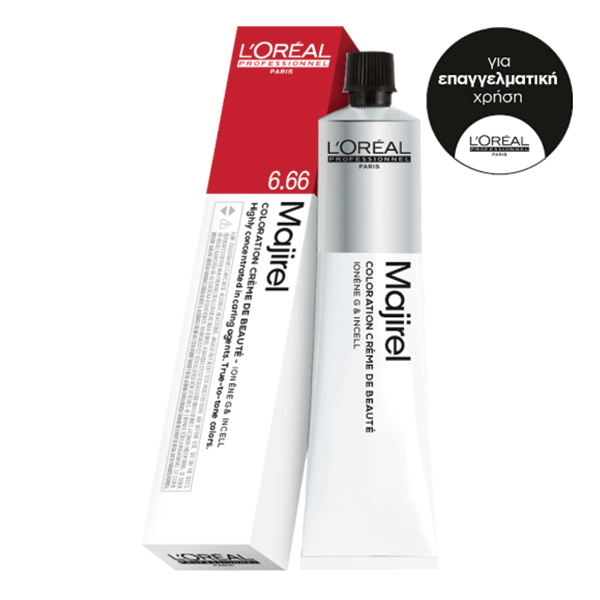 Φωτογραφία προϊόντος: L'ORÉAL Professionnel Βαφή Μαλλιών Majirel Majirouge 50ml | Απόχρωση 6.66