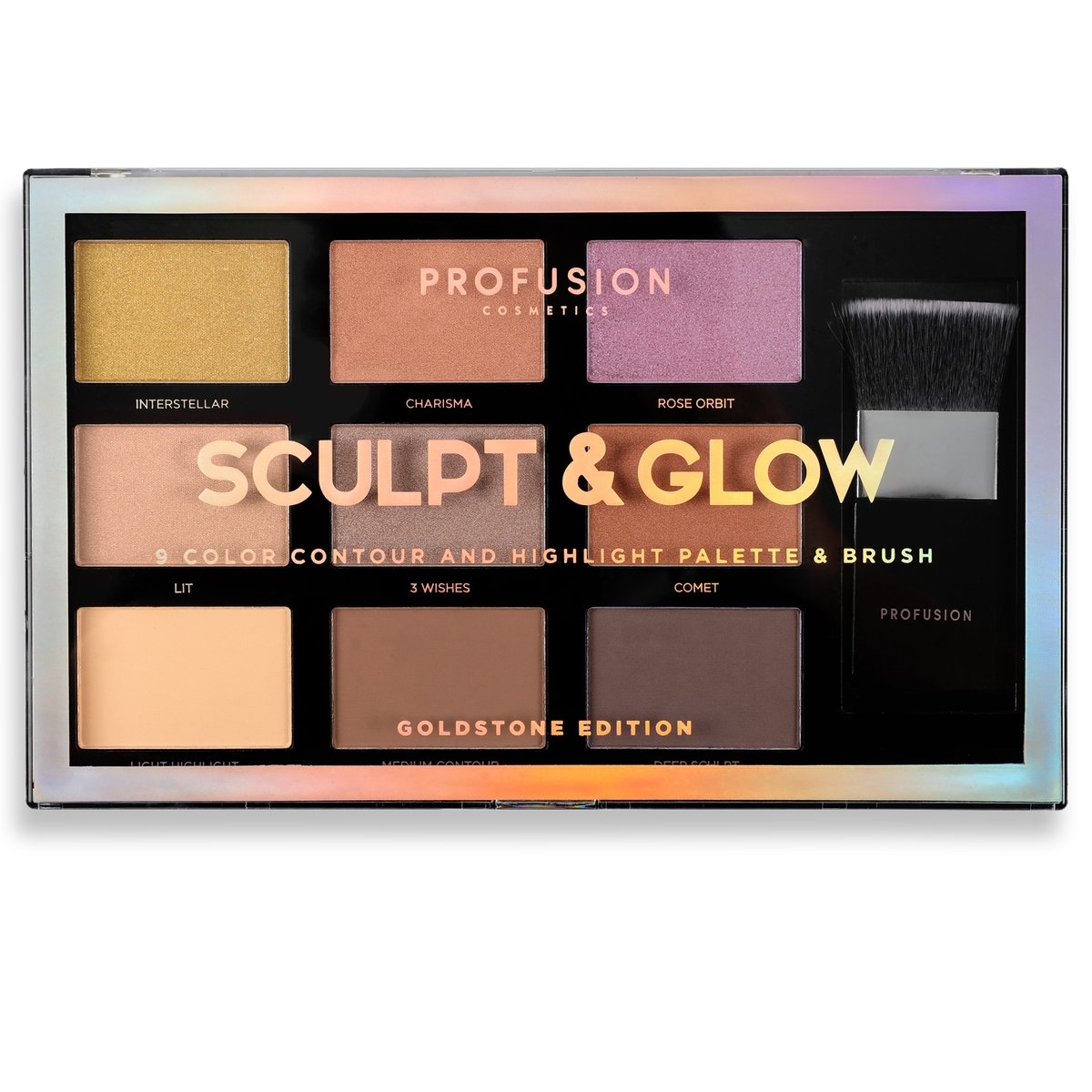 Φωτογραφία προϊόντος: Profusion Cosmetics Sculpt & Glow 9 Colors Goldstone Edition