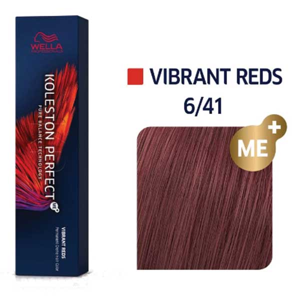 Φωτογραφία προϊόντος: Wella Professionals Koleston Perfect Me+ Vibrant Reds 60ml | Απόχρωση 6/41 Ξανθό Σκούρο Κόκκινο Σαντρέ