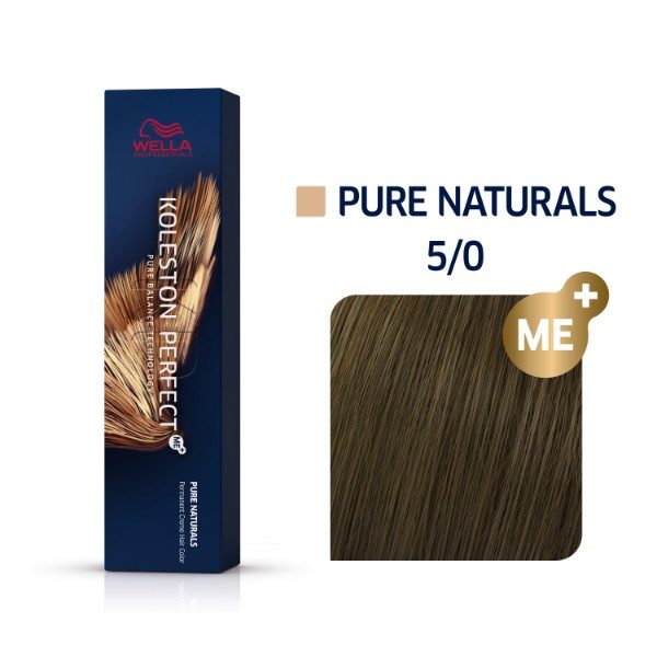 Φωτογραφία προϊόντος: Wella Professionals Koleston Perfect Me+ Rich Naturals 60ml | Απόχρωση 5/0 Καστανό Ανοιχτό