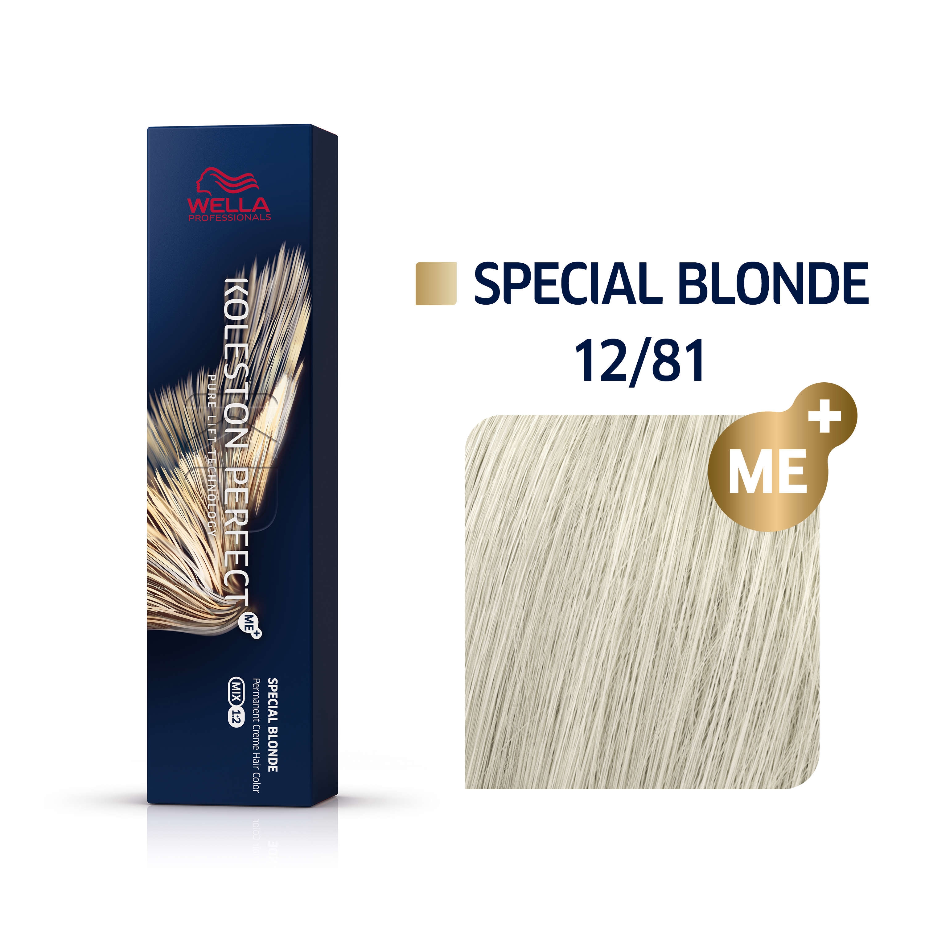 Φωτογραφία προϊόντος: Wella Professionals Koleston Perfect Me+ Special Blonde 60ml | Απόχρωση 12/81 Περλέ Σαντρέ